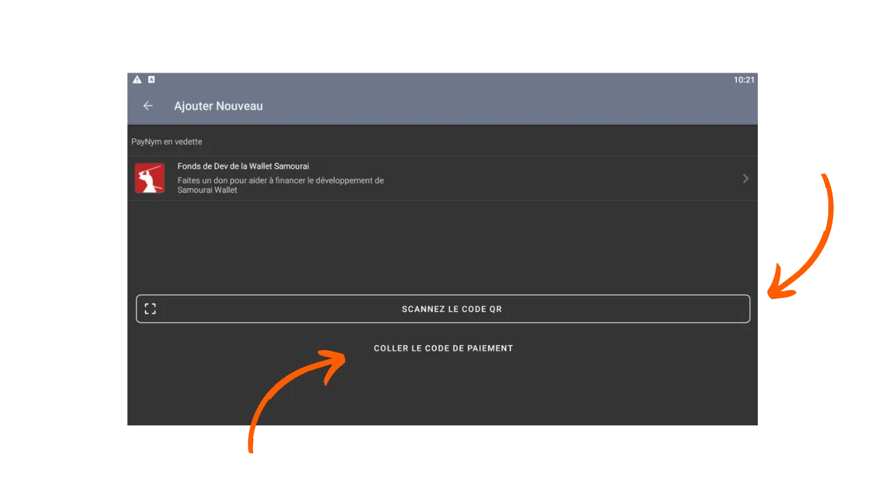 paste paynym identifier