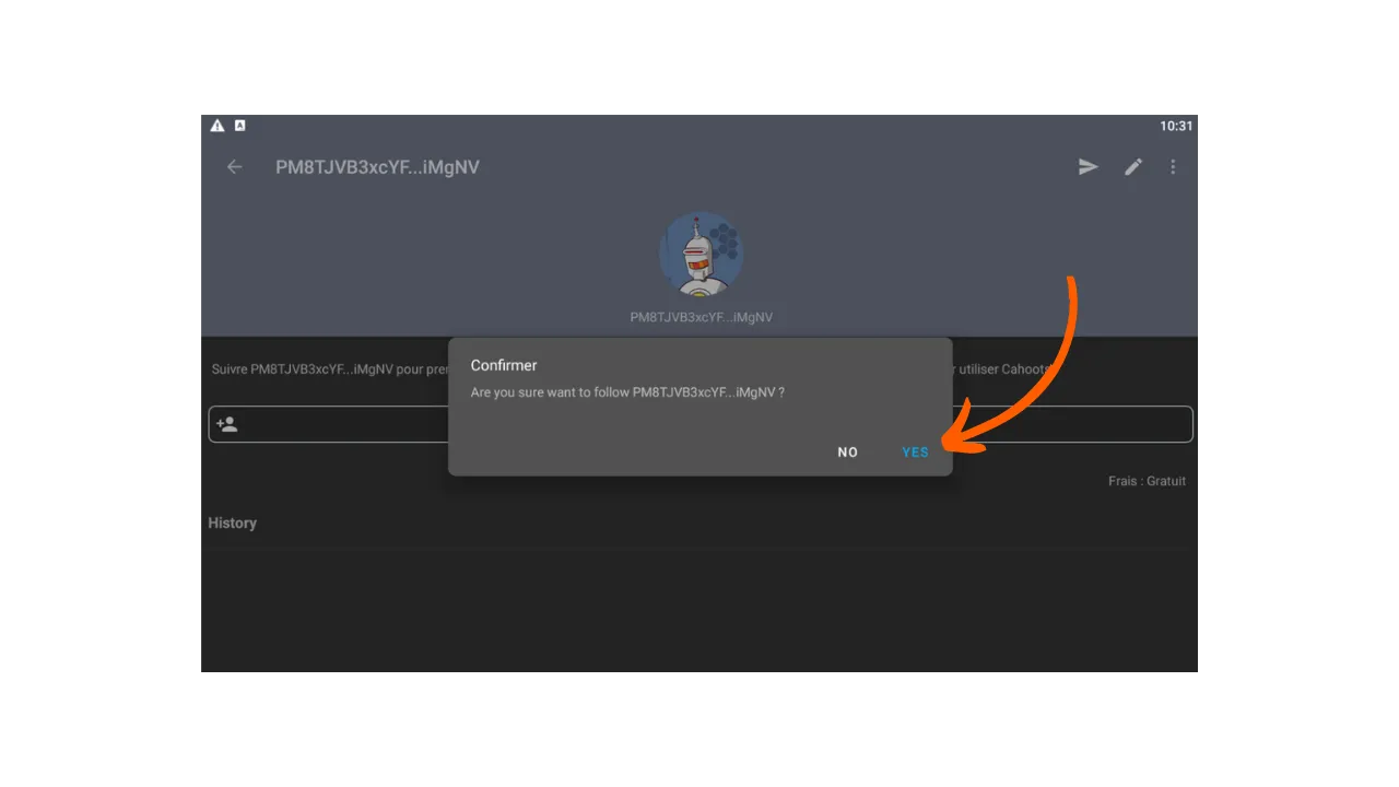 confirm follow paynym